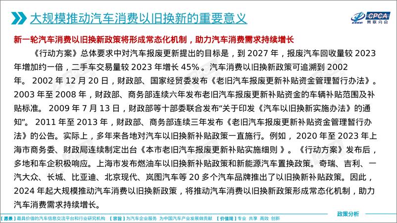 《乘联会：2024关于大规模推动汽车消费以旧换新相关政策分析及建议报告》 - 第5页预览图