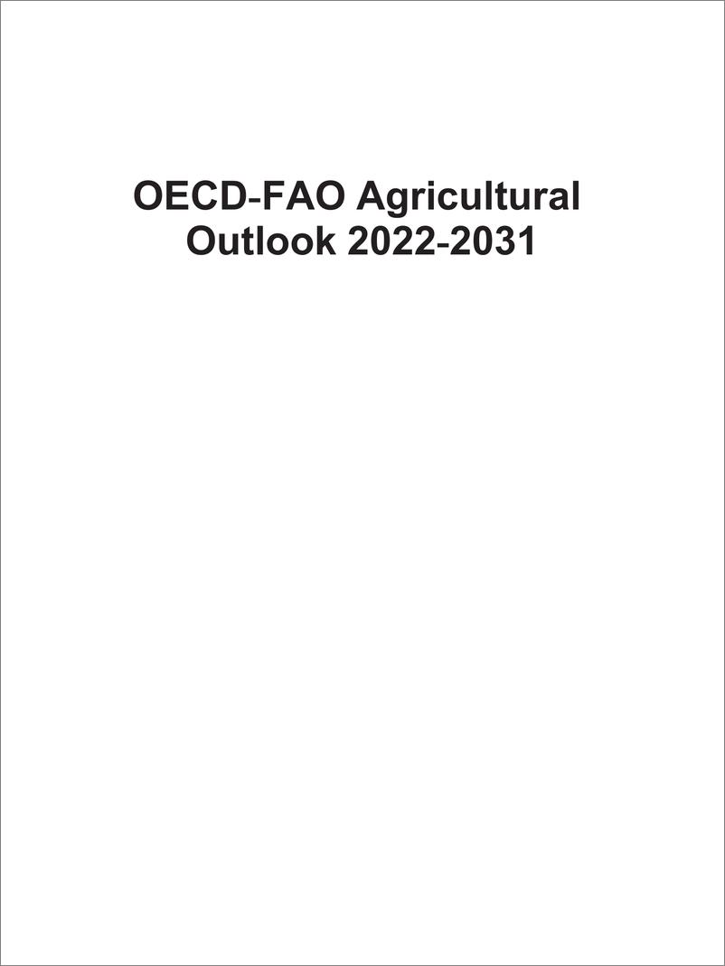 《OECD-2022-2031年农业展望报告（英）-363页》 - 第2页预览图