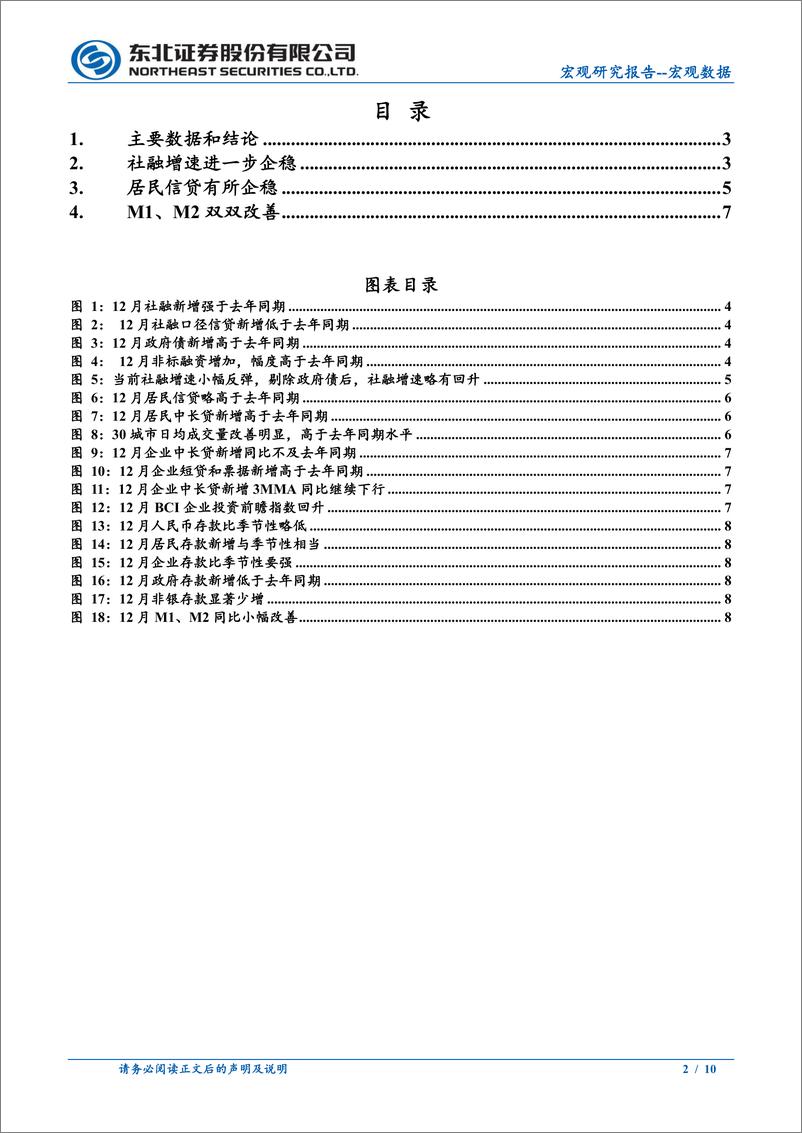 《12月金融数据点评：社融企稳回升，静待开门红-250114-东北证券-10页》 - 第2页预览图