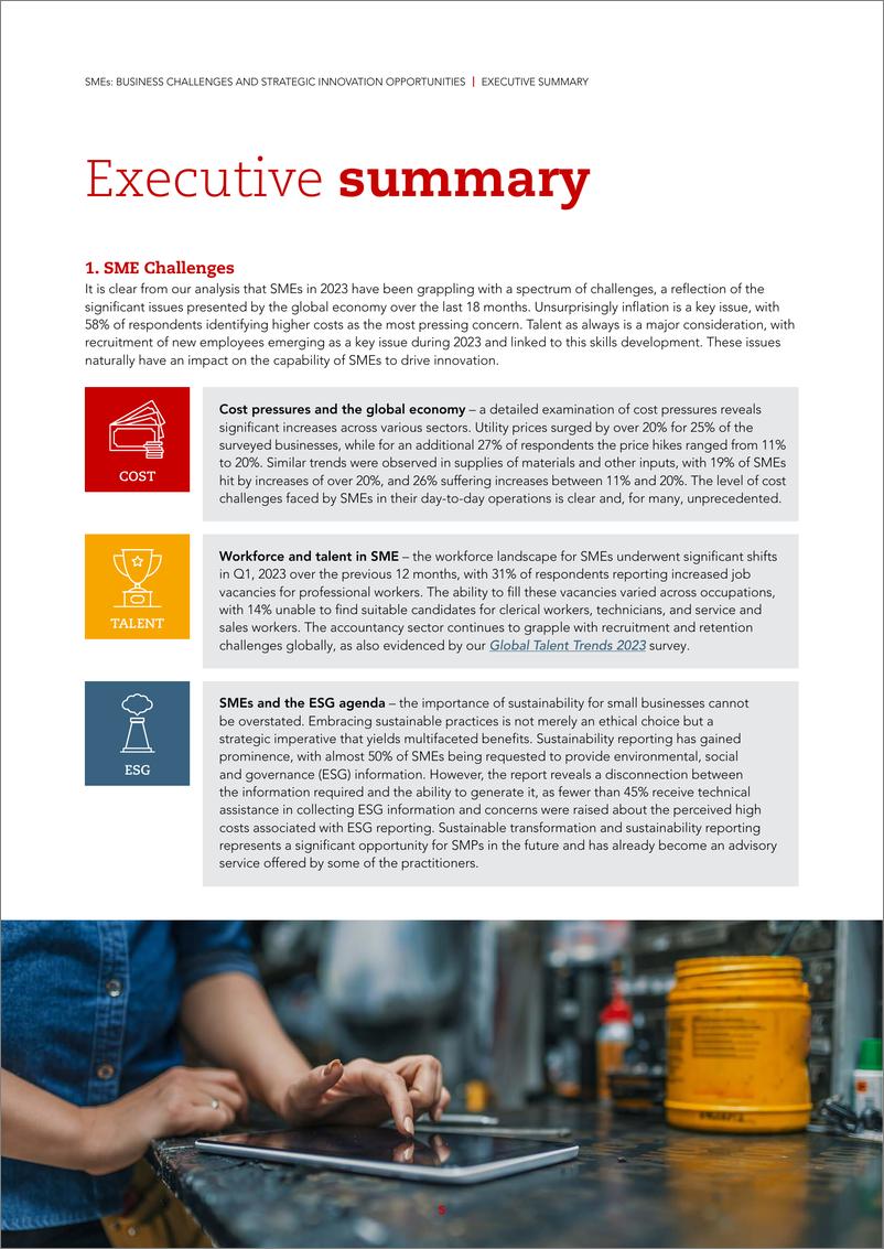 《ACCA：2024中小型企业：业务挑战与战略创新机遇报告（英文版）》 - 第5页预览图