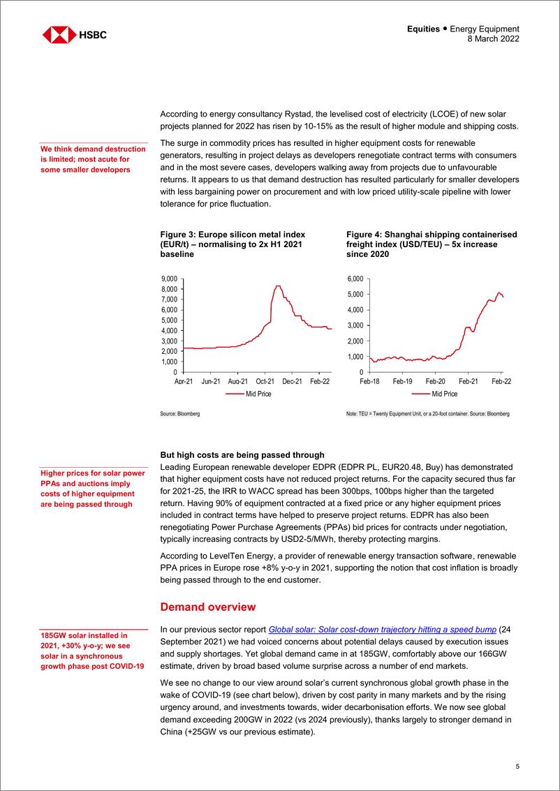 《HSBC-全球能源设备行业-全球太阳能：通过减速带-2022.3.8-34页》 - 第6页预览图