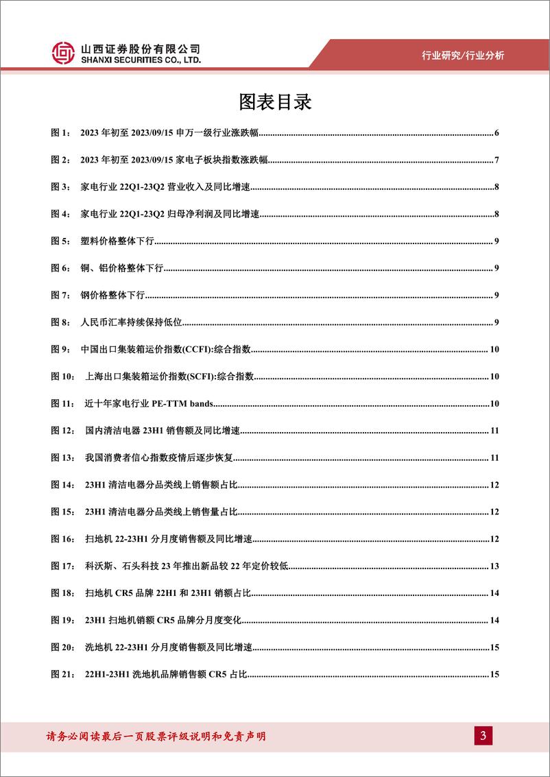 《家电行业2023年中报点评：外销拐点确定性强，高景气再觅新机遇-20230918-山西证券-33页》 - 第4页预览图