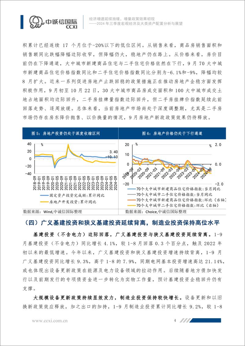 《2024年三季度宏观经济及大类资产配置分析与展望：经济增速延续放缓，增量政策效果初现-241114-中诚信国际-16页》 - 第5页预览图