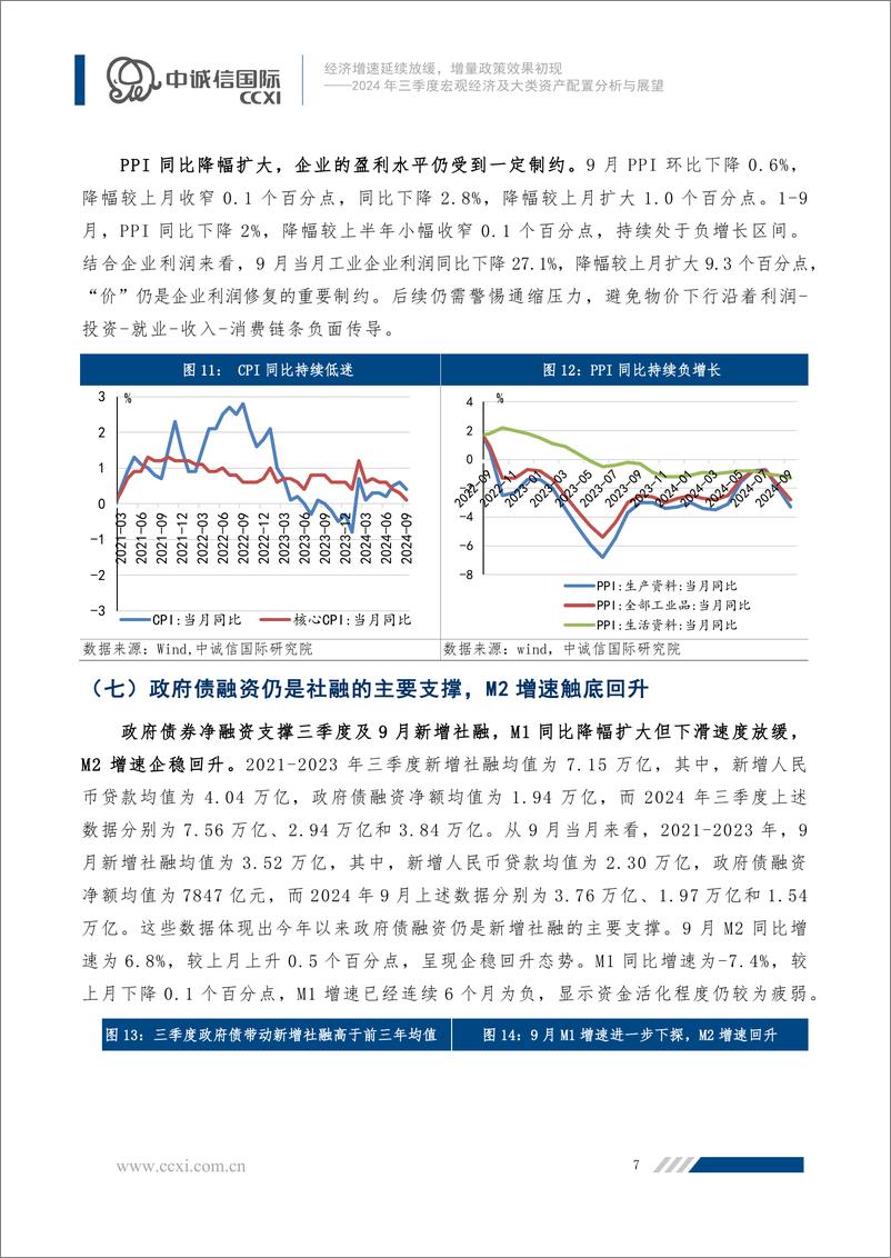 《2024年三季度宏观经济及大类资产配置分析与展望：经济增速延续放缓，增量政策效果初现-241114-中诚信国际-16页》 - 第8页预览图