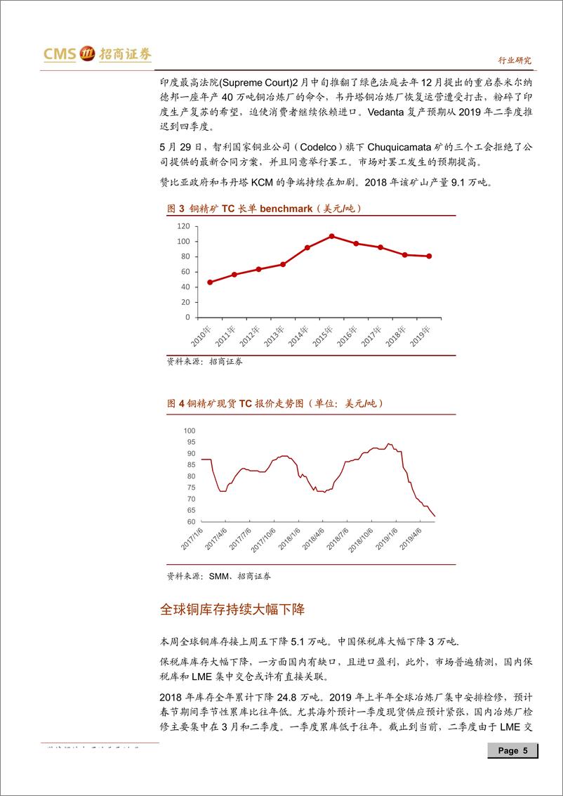 《有色金属行业有色基本金属深度周报：二季度铝库存下降幅度刷新历史-20190609-招商证券-24页》 - 第6页预览图