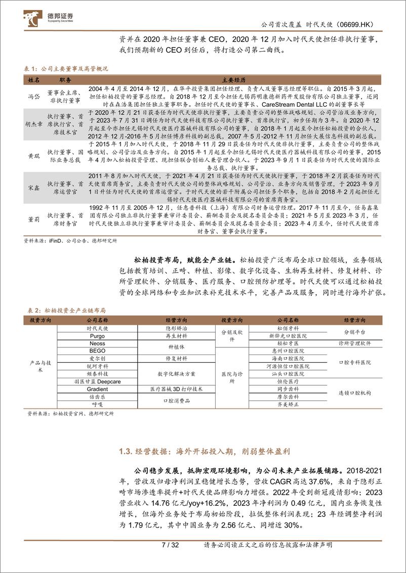 《德邦证券-时代天使-6699.HK-时代天使：隐形正畸龙头，从中国走向全球》 - 第7页预览图