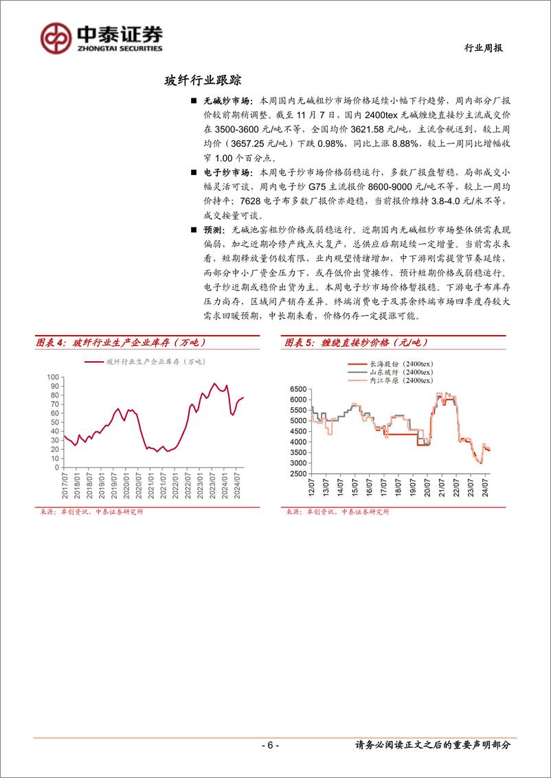 《建筑材料行业：化债政策力度超预期；水泥价格近期持续推-241111中泰证券-20页》 - 第6页预览图