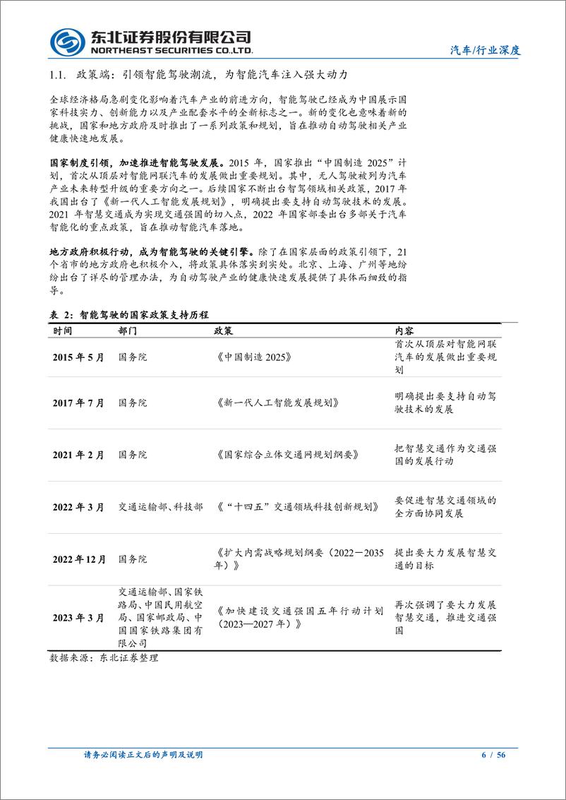 《汽车行业深度报告：智驾时代来袭，多玩家多模式齐发力推动行业走向落地》 - 第6页预览图