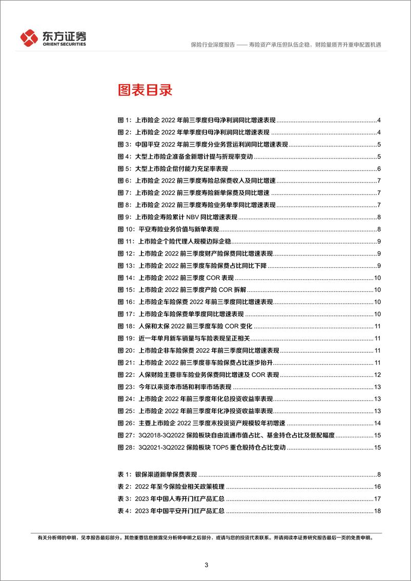 《保险行业上市险企3Q22季报综述：寿险资产承压但队伍企稳，财险量质齐升重申配置机遇-20221104-东方证券-21页》 - 第4页预览图