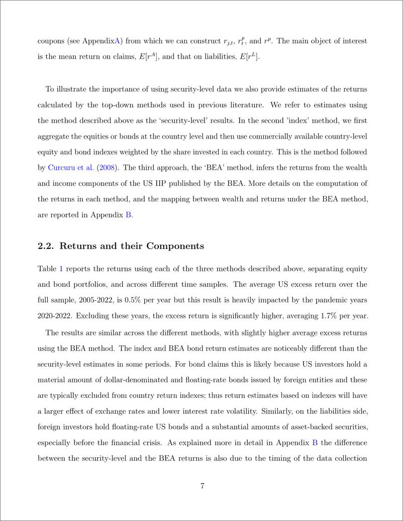 《美联储-美国海外投资组合超额回报的新证据（英）-2024.11-29页》 - 第8页预览图