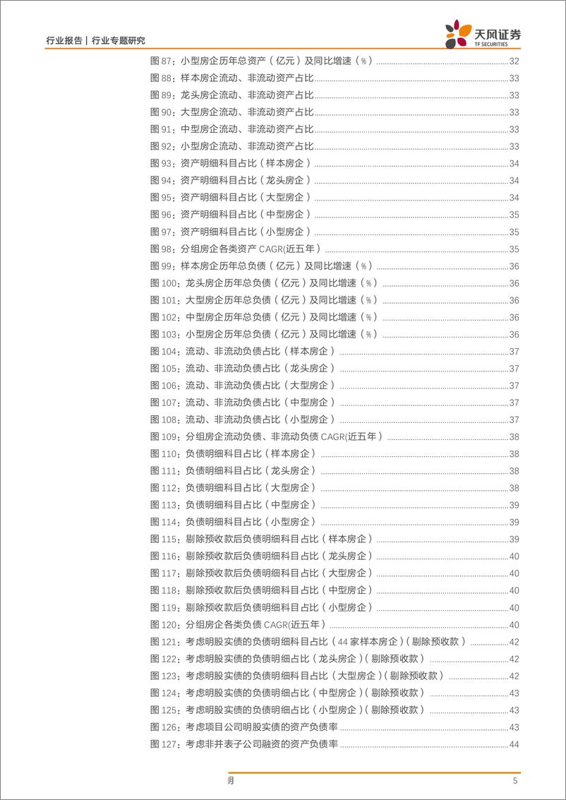 《房地产行业专题研究：深度剖析房企三张表，大型房企增长快，小型房企杠杆低~暨2018年年报总结-20190515-天风证券-70页》 - 第6页预览图