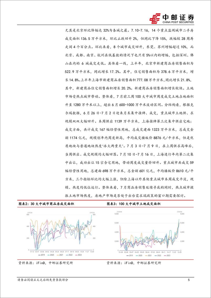 《国内政策更兼顾长远，短期警惕美联储偏鹰表态-20230723-中邮证券-25页》 - 第6页预览图