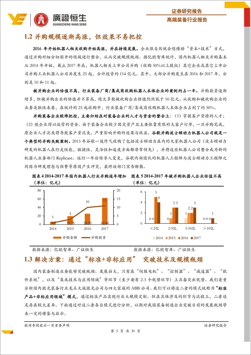 《高端装备行业报告：装备企业瓶颈突破，“标准产品+大行业应用”是核心-20190115-广证恒生-30页》 - 第6页预览图