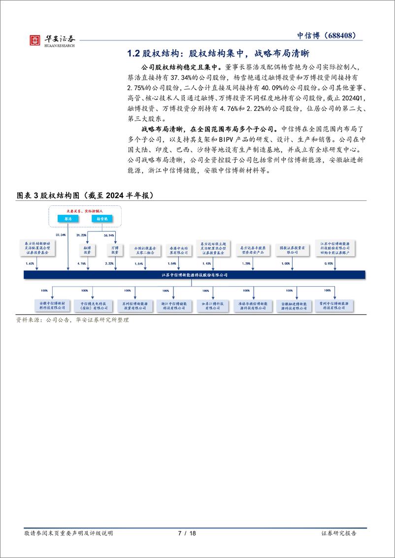 《中信博(688408)跟踪支架领先企业，海外出货持续增长-241231-华安证券-18页》 - 第7页预览图