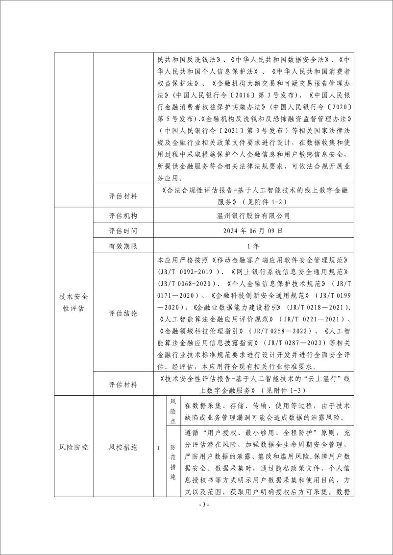 《金融科技创新应用声明书_基于人工智能技术的线上数字金融服务》 - 第3页预览图