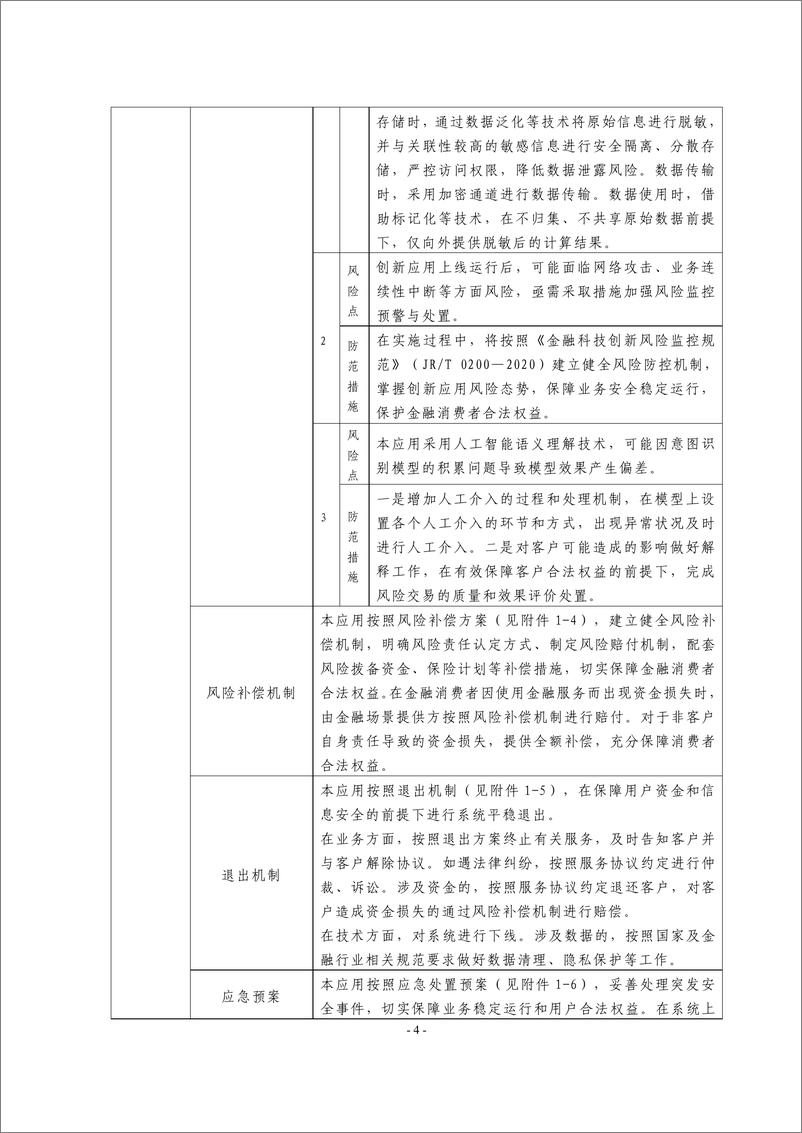 《金融科技创新应用声明书_基于人工智能技术的线上数字金融服务》 - 第4页预览图