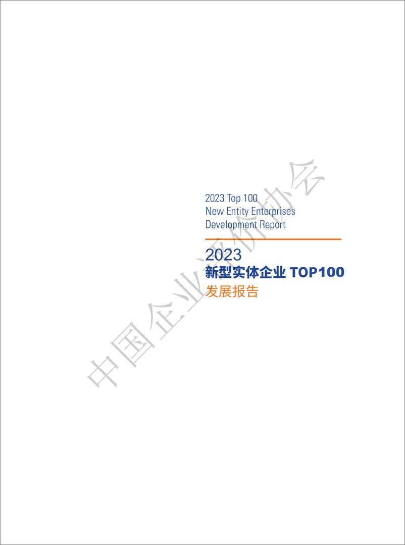 《2023新型实体企业TOP100发展报告-中企评-76页》 - 第2页预览图