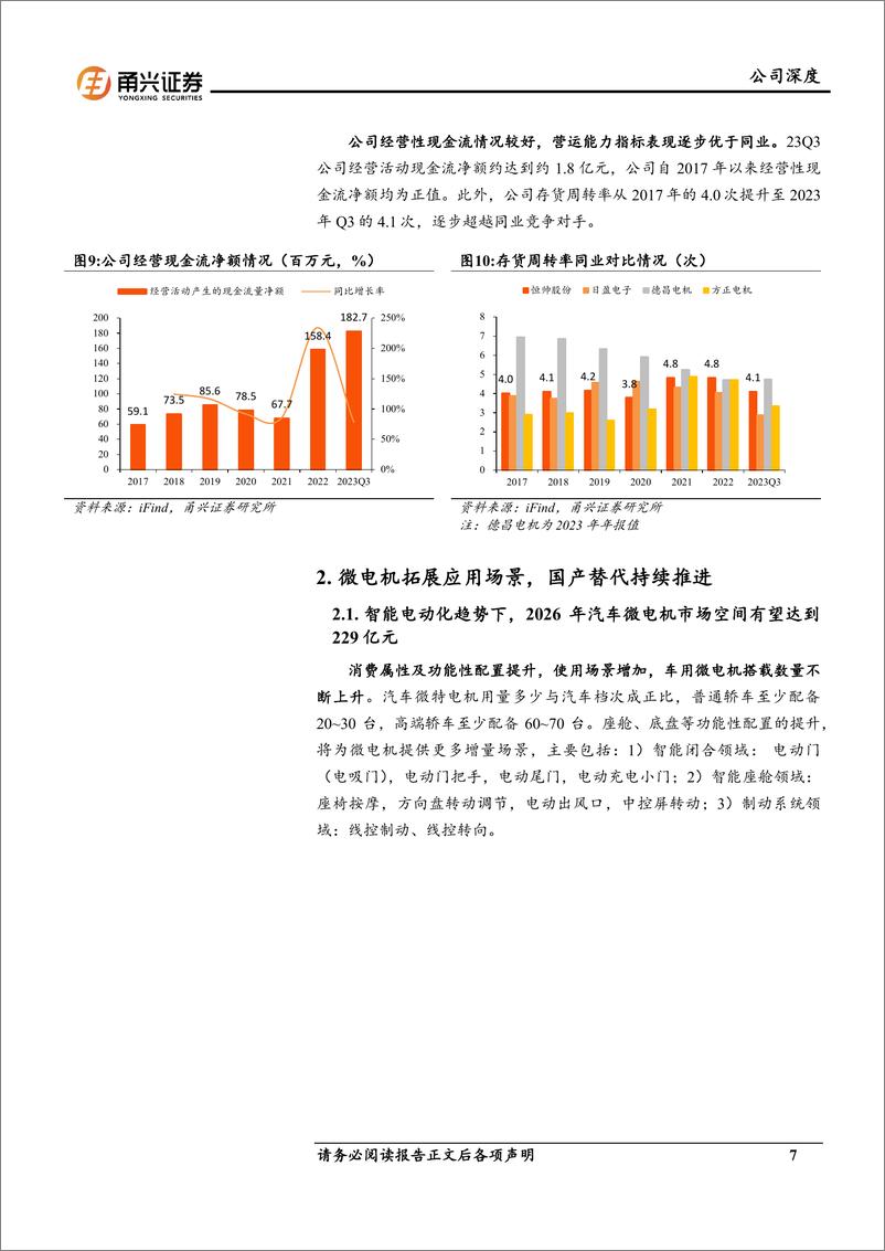 《恒帅股份-300969.SZ-首次覆盖深度报告：微电机领域优质标的，ADAS清洗开启新成长曲线-20240415-甬兴证券-26页》 - 第7页预览图