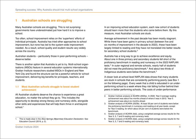 《格拉坦研究所-传播成功：为什么澳大利亚应该试行多学校组织（英）-2024.3-62页》 - 第6页预览图