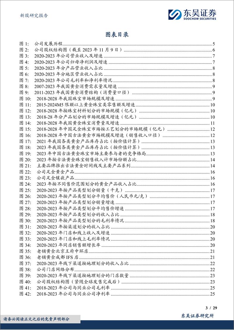 《老铺黄金(06181.HK)定位高净值客户盈利能力强，古法黄金奢侈品代表-240626-东吴证券-29页》 - 第3页预览图