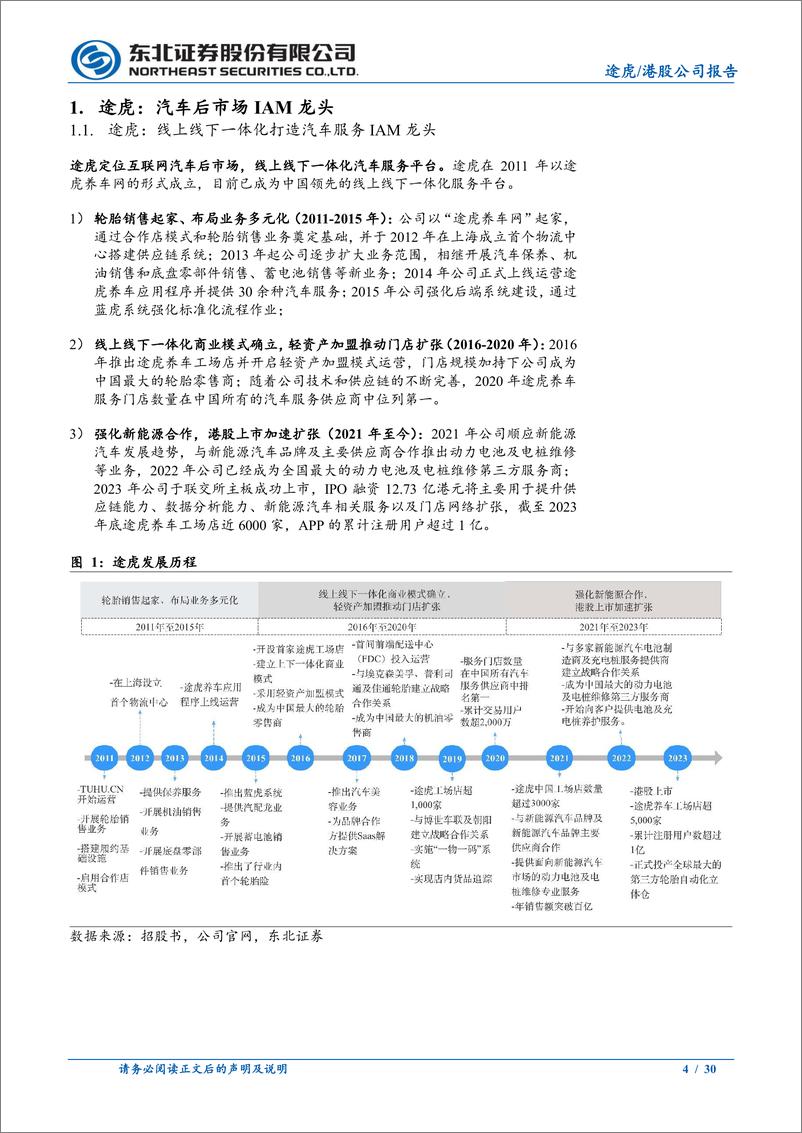 《途虎(9690.HK)系列深度报告之一：供应链%26管理优势高筑壁垒，轻资产加速扩张-240725-东北证券-30页》 - 第4页预览图