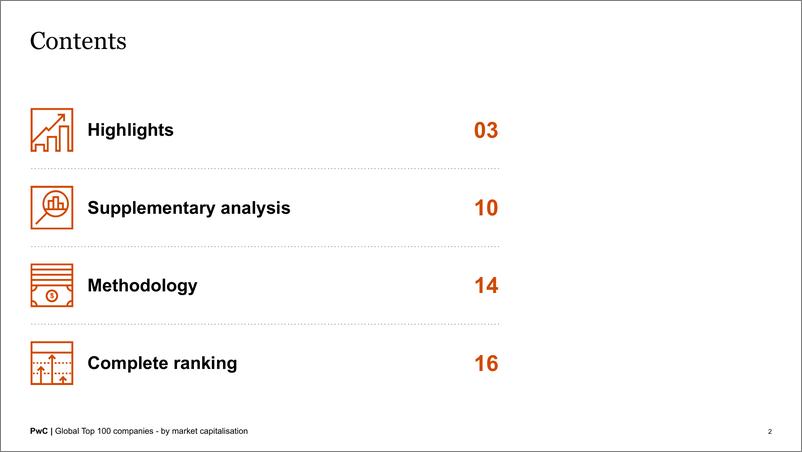 《2023全球市值100强上市公司排行榜（英文版）-普华永道》 - 第2页预览图
