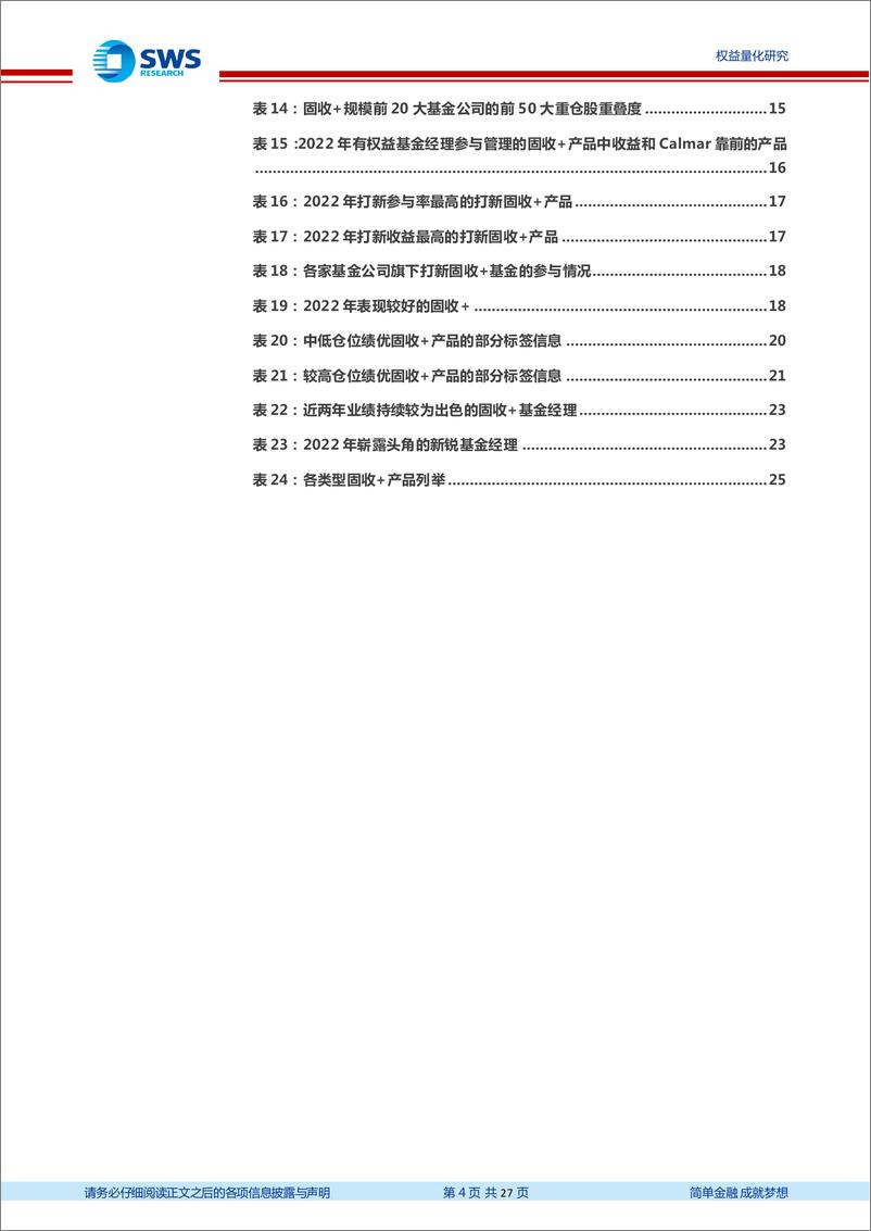 《固收+基金：2022年度策略回顾与2023年度策略展望-20230110-申万宏源-27页》 - 第5页预览图