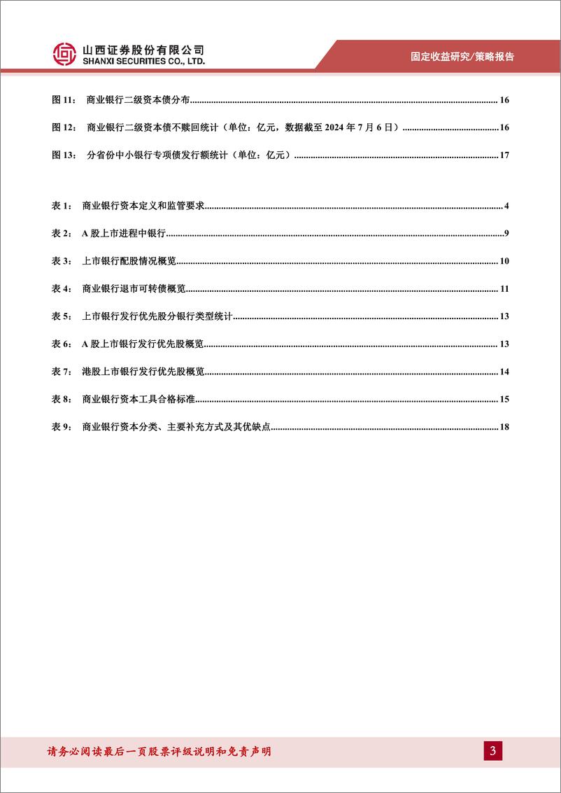 《信用策略系列报告二：详解商业银行资本补充工具-240805-山西证券-20页》 - 第3页预览图