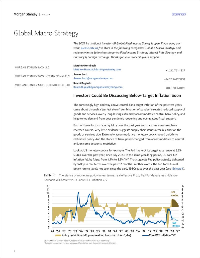 《Morgan Stanley Fixed-Global Macro Strategist Where Art Thou, Inflationistas-》 - 第2页预览图