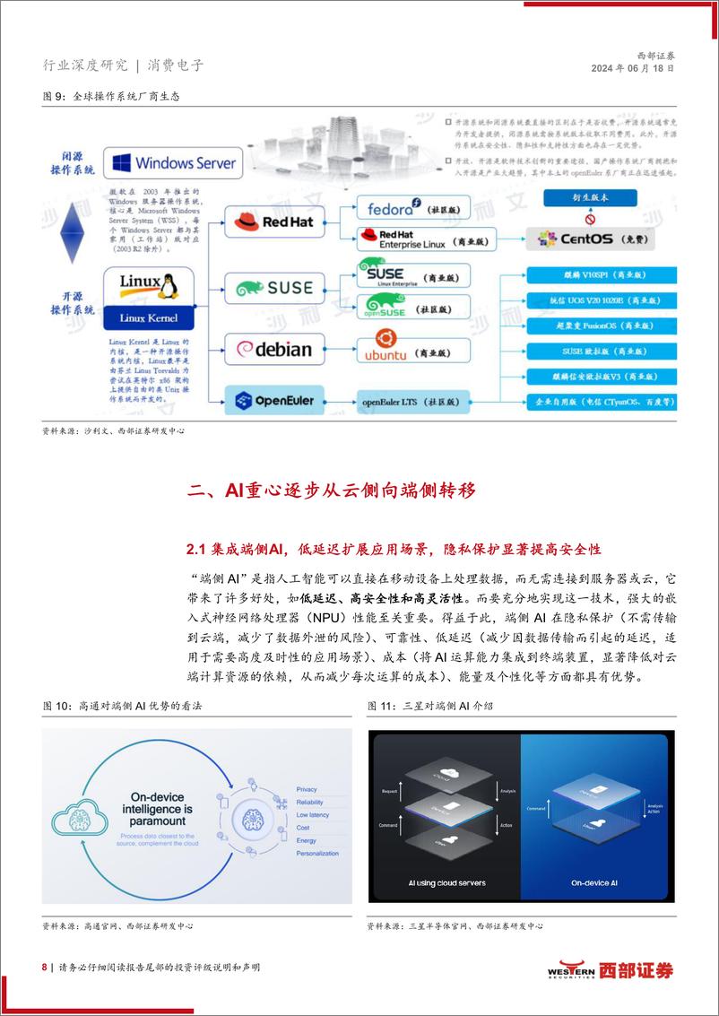 《端侧AI行业深度报告：端侧AI加速迭代，消费电子蓄力腾飞-240622-西部证券-17页》 - 第8页预览图