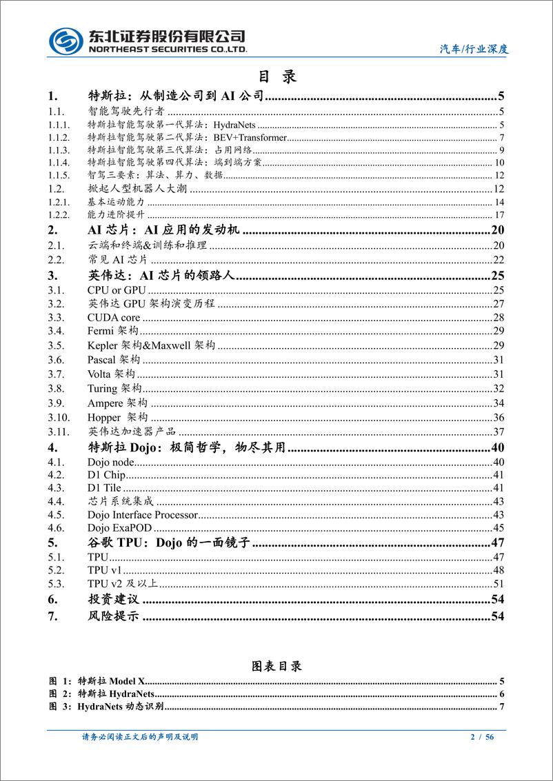 《汽车行业深度报告：Dojo助推特斯拉加速AI落地》 - 第2页预览图