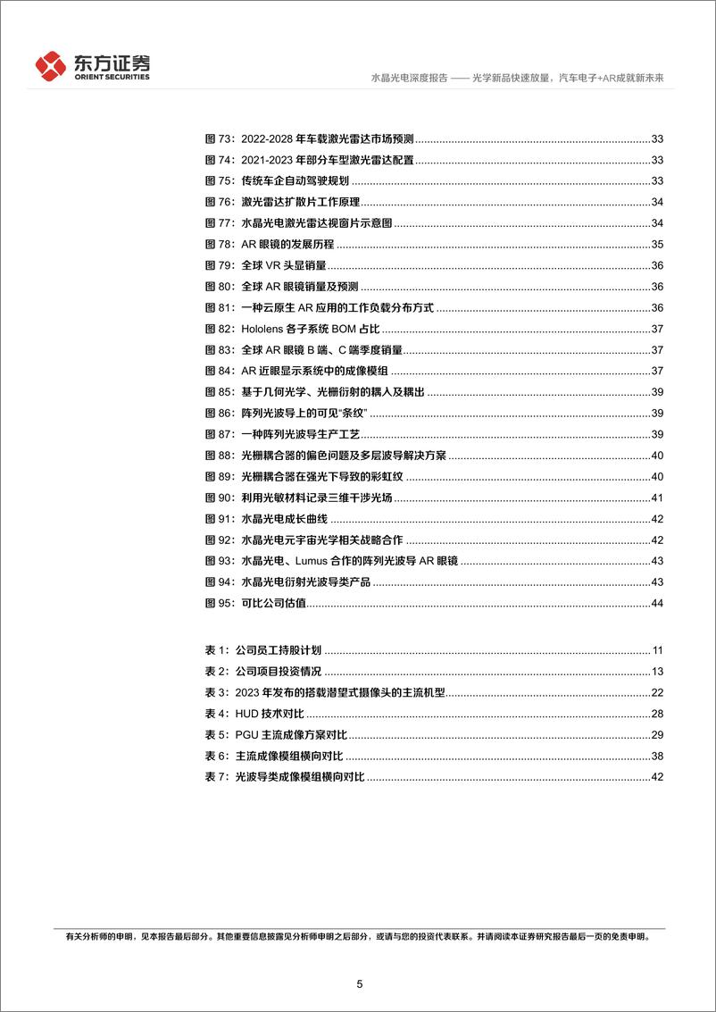 《东方证券-水晶光电-002273-光学新品快速放量，汽车电子＋AR成就新未来》 - 第5页预览图