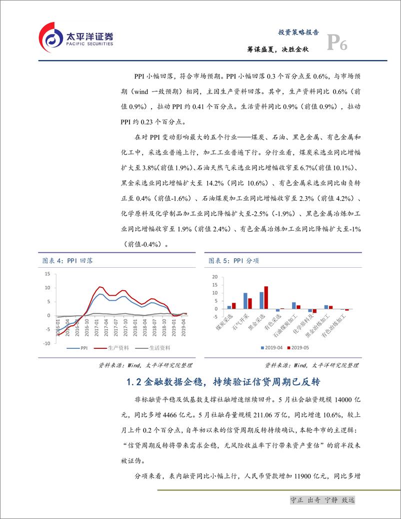 《投资策略报告：筹谋盛夏，决胜金秋-20190617-太平洋证券-22页》 - 第7页预览图