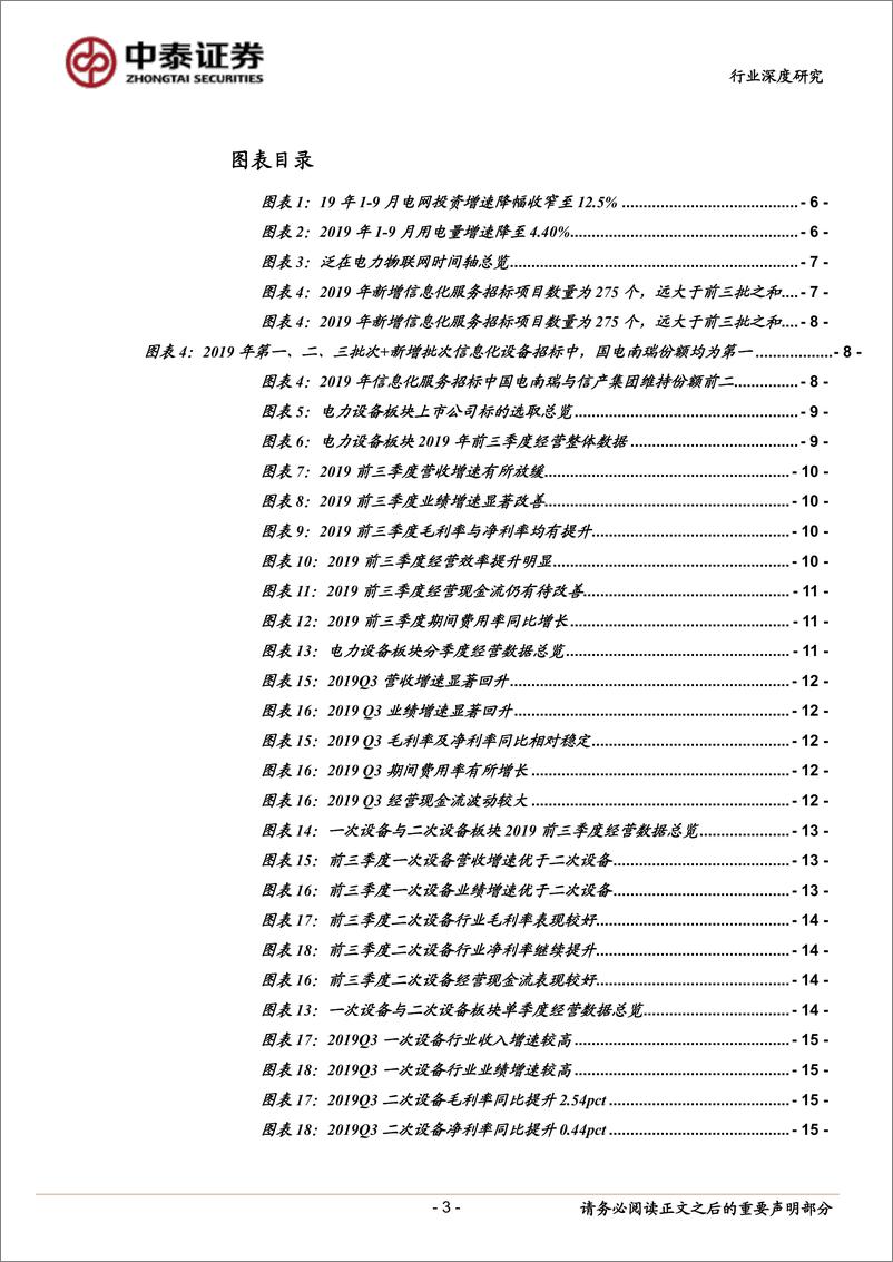 《电气设备行业2019三季报总结：电力设备显著改善，工控仍待需求好转-20191103-中泰证券-39页》 - 第4页预览图