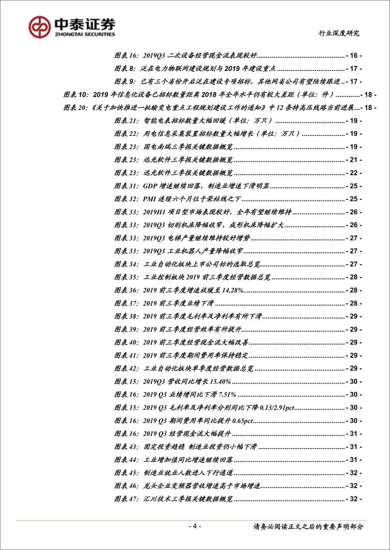 《电气设备行业2019三季报总结：电力设备显著改善，工控仍待需求好转-20191103-中泰证券-39页》 - 第5页预览图