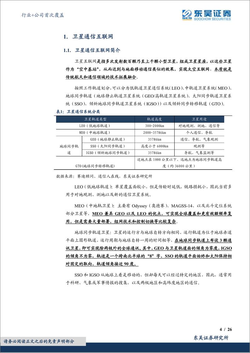 《通信行业+公司首次覆盖：政策助推、产业驱动，我国卫星互联网步入发展快车道-20220523-东吴证券-48页》 - 第5页预览图