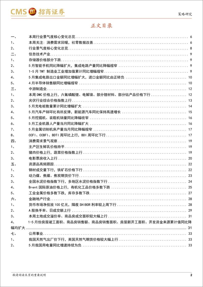 《行业景气观察：5月消费数据回暖，新能源车产销保持较高增速-20220615-招商证券-35页》 - 第3页预览图