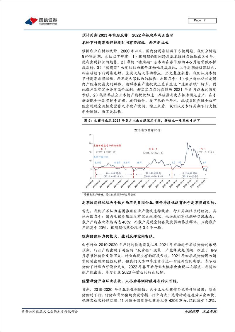 《农林牧渔行业农产品研究跟踪系列报告（29）：看好畜禽板块回暖，聚焦种业振兴催化-20220116-国信证券-21页》 - 第8页预览图