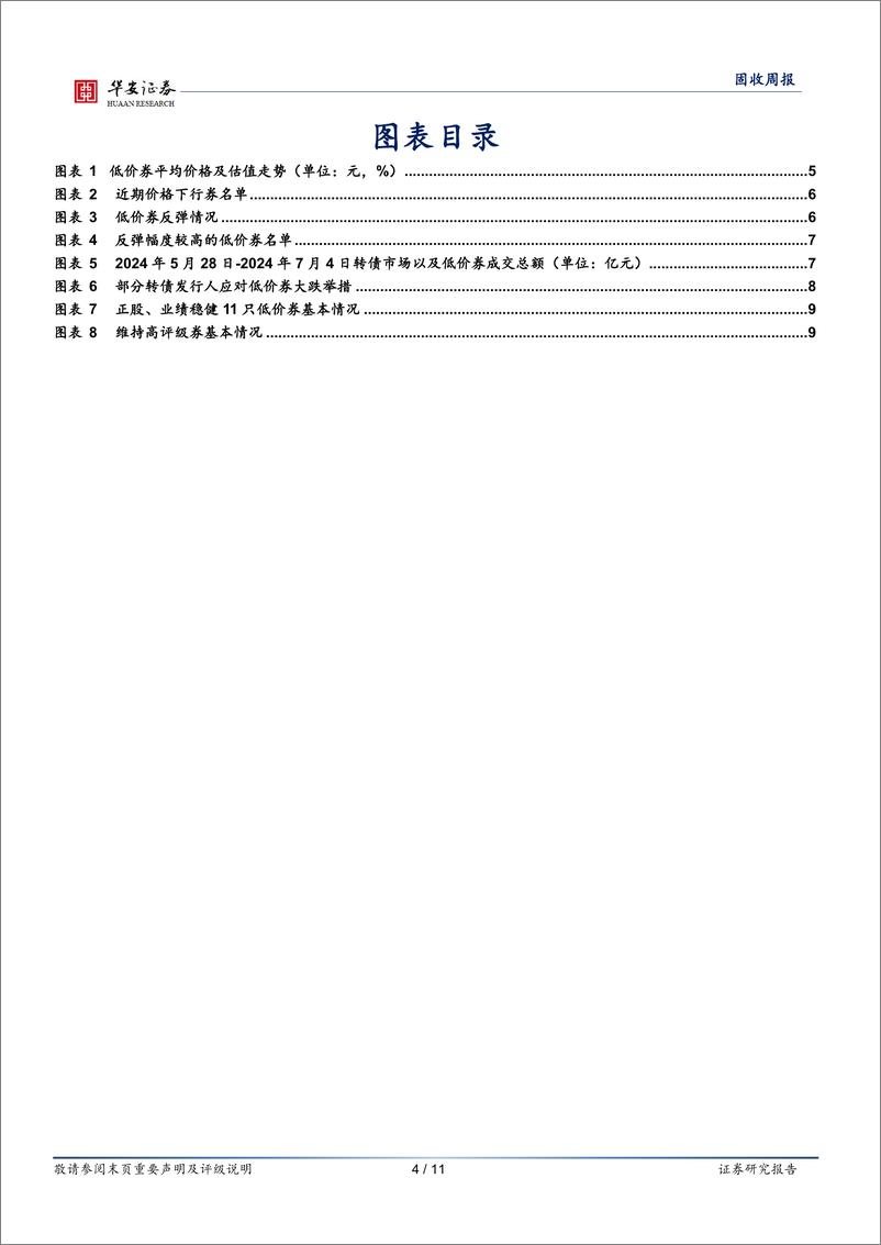 《转债：低价券迎来反弹，进场机会来了？-240707-华安证券-11页》 - 第4页预览图