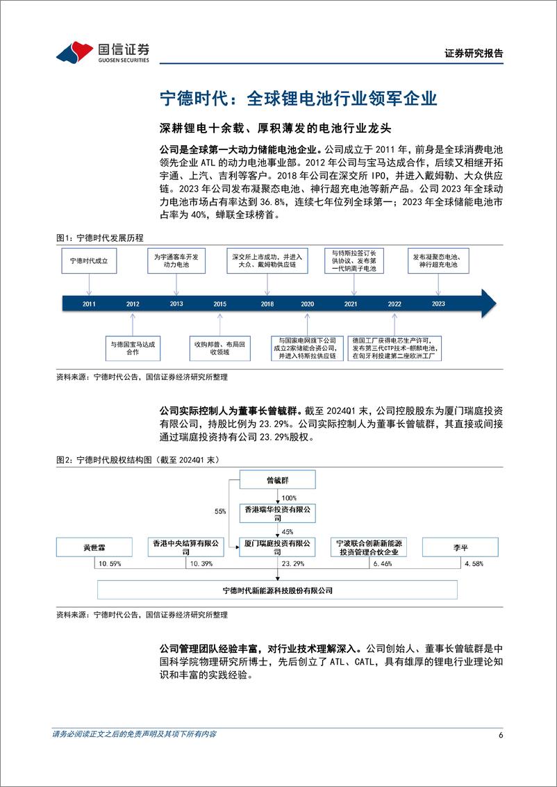 《2024宁德时代企业深度报告_发展复盘_竞争格局_展望等_》 - 第6页预览图