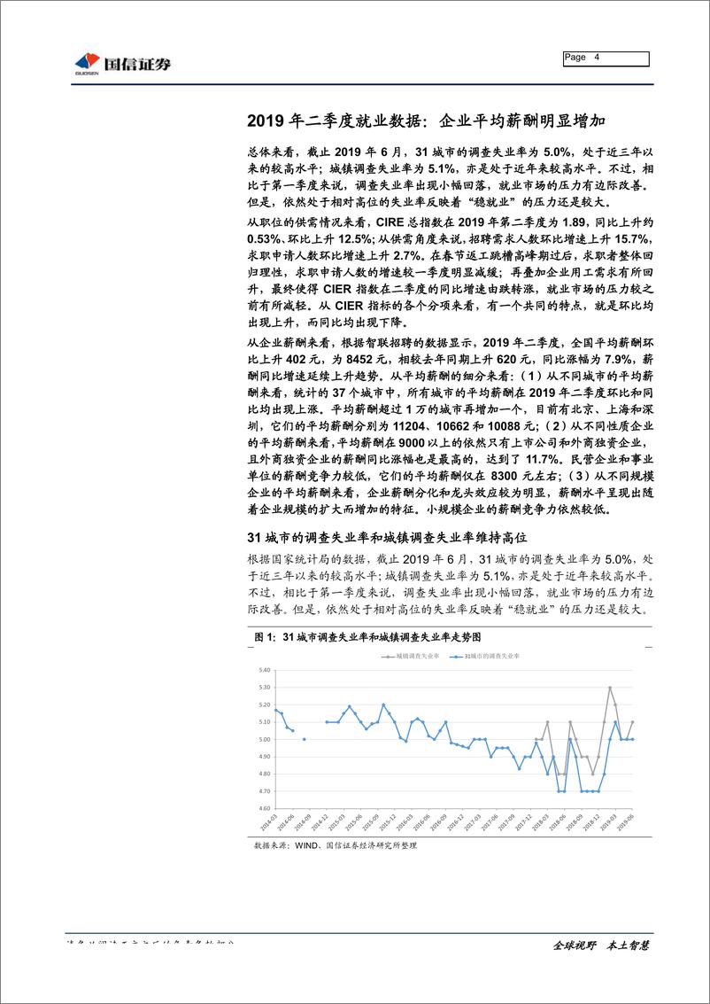 《2019年二季度就业数据：企业平均薪酬明显增加-20190719-国信证券-12页》 - 第5页预览图