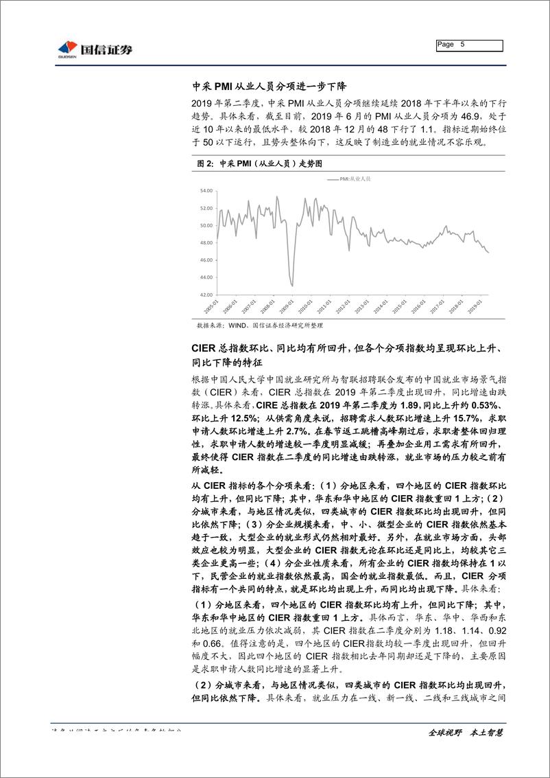 《2019年二季度就业数据：企业平均薪酬明显增加-20190719-国信证券-12页》 - 第6页预览图