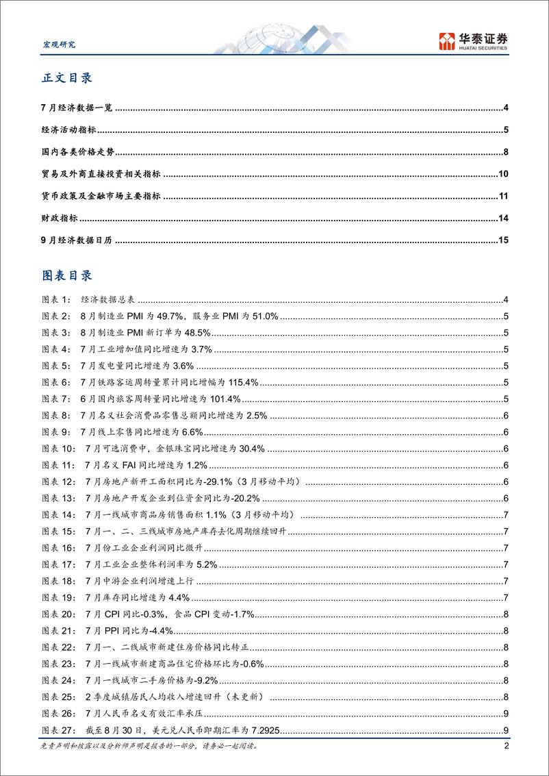 《宏观数据综述月报： 稳增长有所加码，LPR非对称下调-20230831-华泰证券-18页》 - 第3页预览图