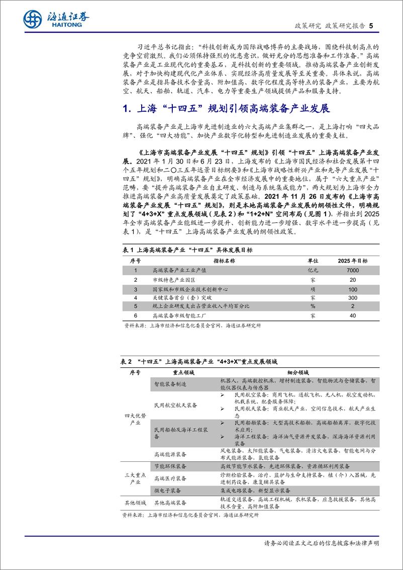 《政策专题报告：高端装备产业活力与质量兼备，引领上海经济新高度-240307-海通证券-14页》 - 第4页预览图