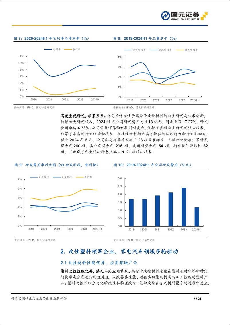 《会通股份(688219)公司首次覆盖报告：改性塑料领军企业，布局隔膜再添新动力-241010-国元证券-21页》 - 第7页预览图