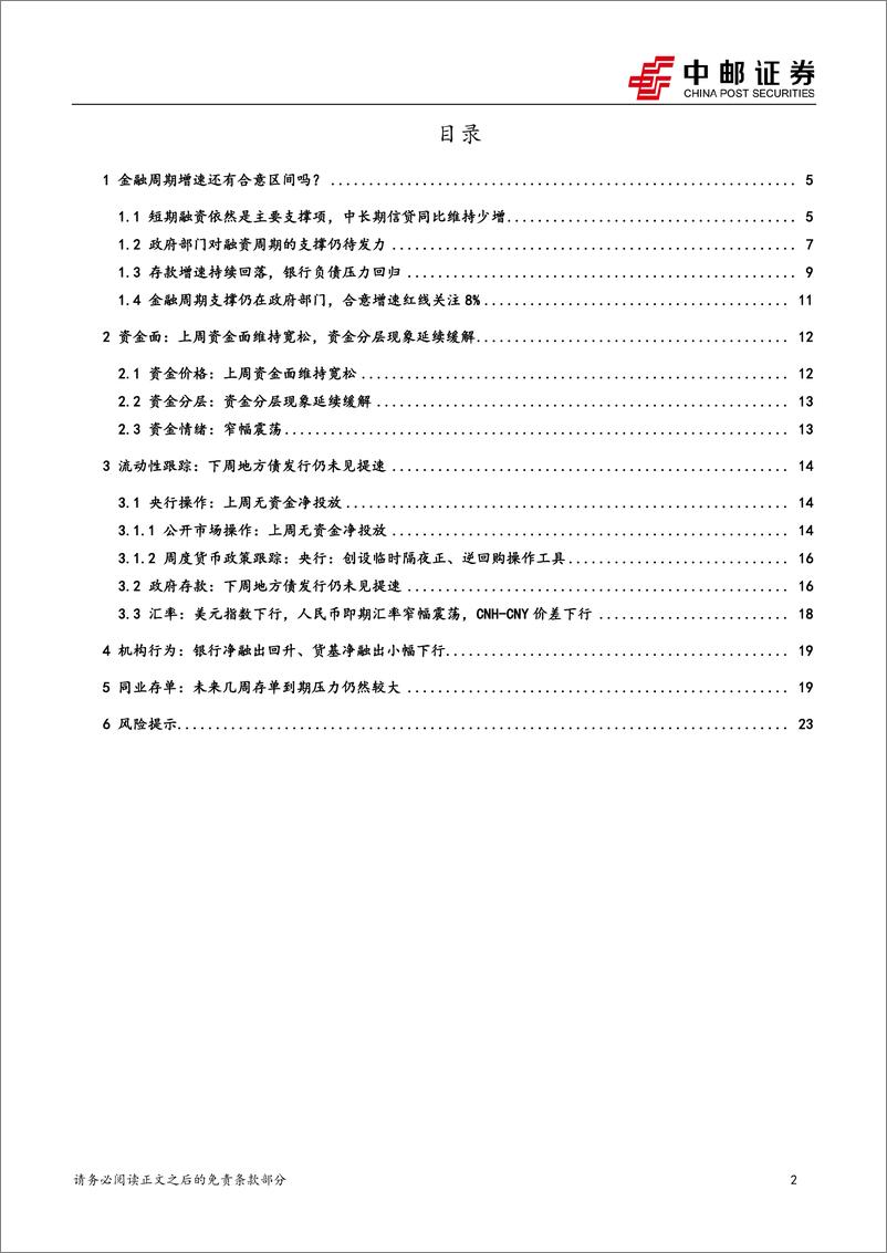 《流动性：金融周期增速还有合意区间吗？-240714-中邮证券-25页》 - 第2页预览图