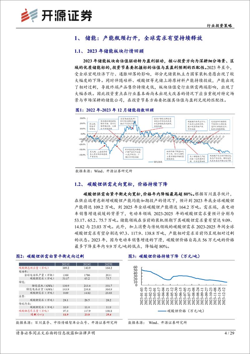 《储能行业2024年度投资策略：多区域多场景储能需求持续释放，重视结构性机会-开源证券》 - 第4页预览图