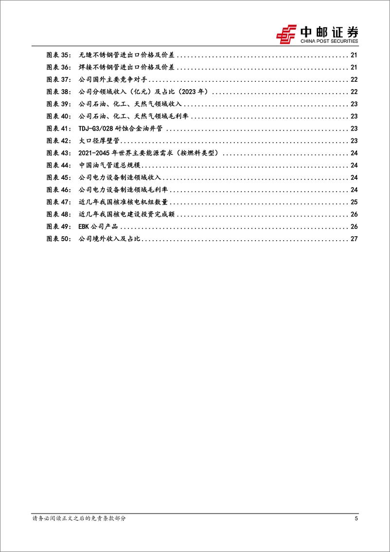 《久立特材-002318.SZ-不锈钢管龙头持续发力高端，开拓海外市场成长空间广阔-20240529-中邮证券-31页》 - 第5页预览图