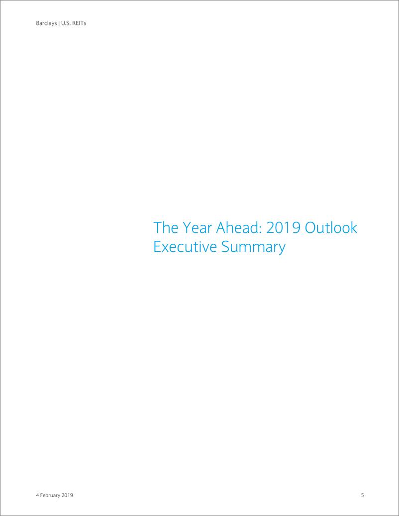 《巴克莱-美股-房地产行业-美国REITs：2019年前瞻-2019.2.4-137页》 - 第6页预览图