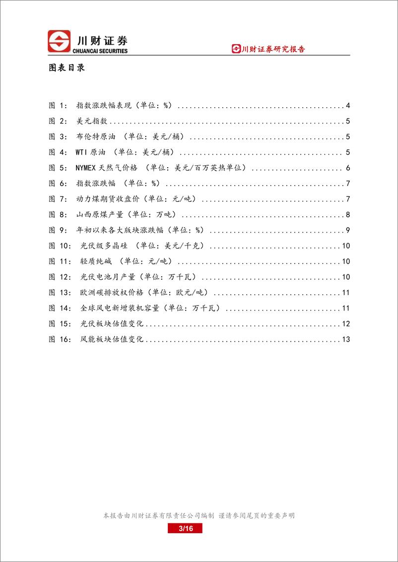 《能源行业板块投资分析报告：传统能源一枝独秀，风电光伏未来可期-20220430-川财证券-16页》 - 第4页预览图